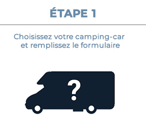 Location de camping-cars - Étape 1