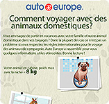 Voyager avec des animaux